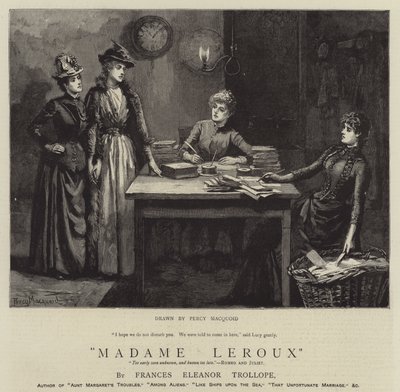Fru Leroux af Percy Macquoid